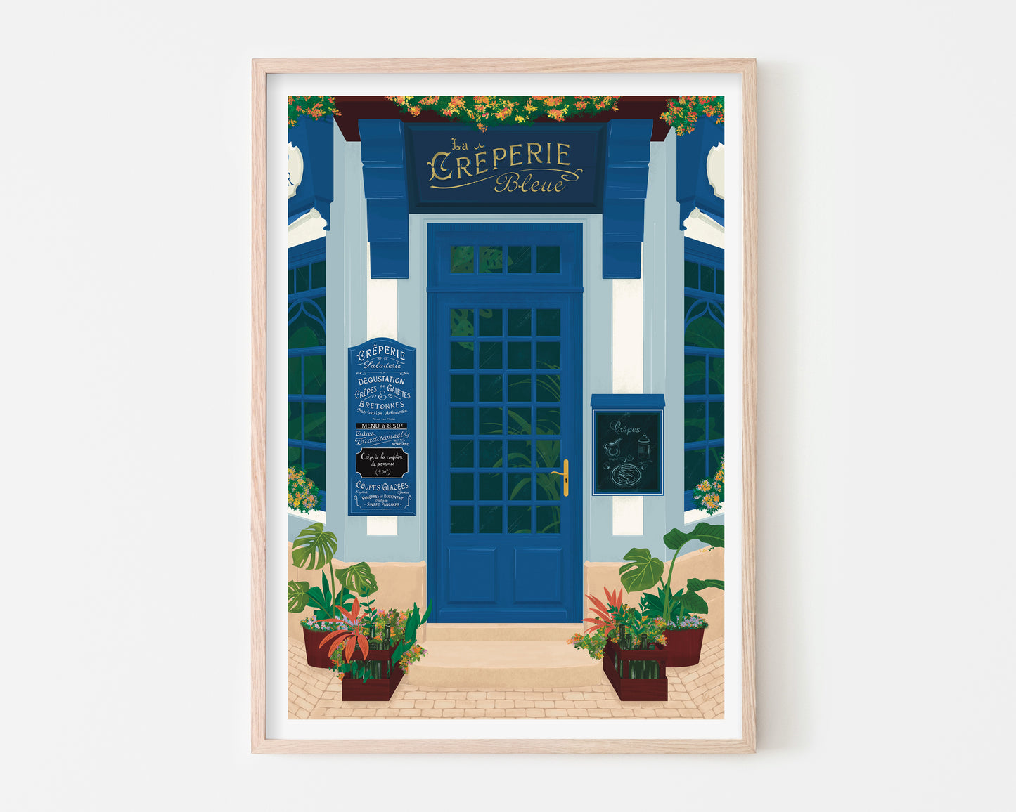 French Creperie Art Print