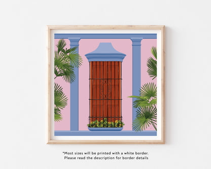 Venezuelan Window Art Print