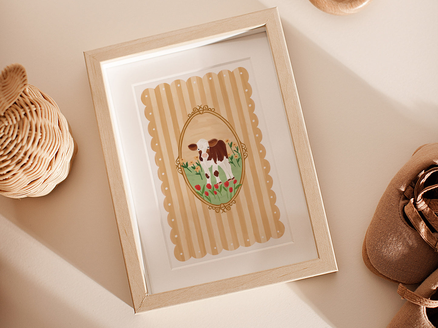 Sweet Calf Art Print