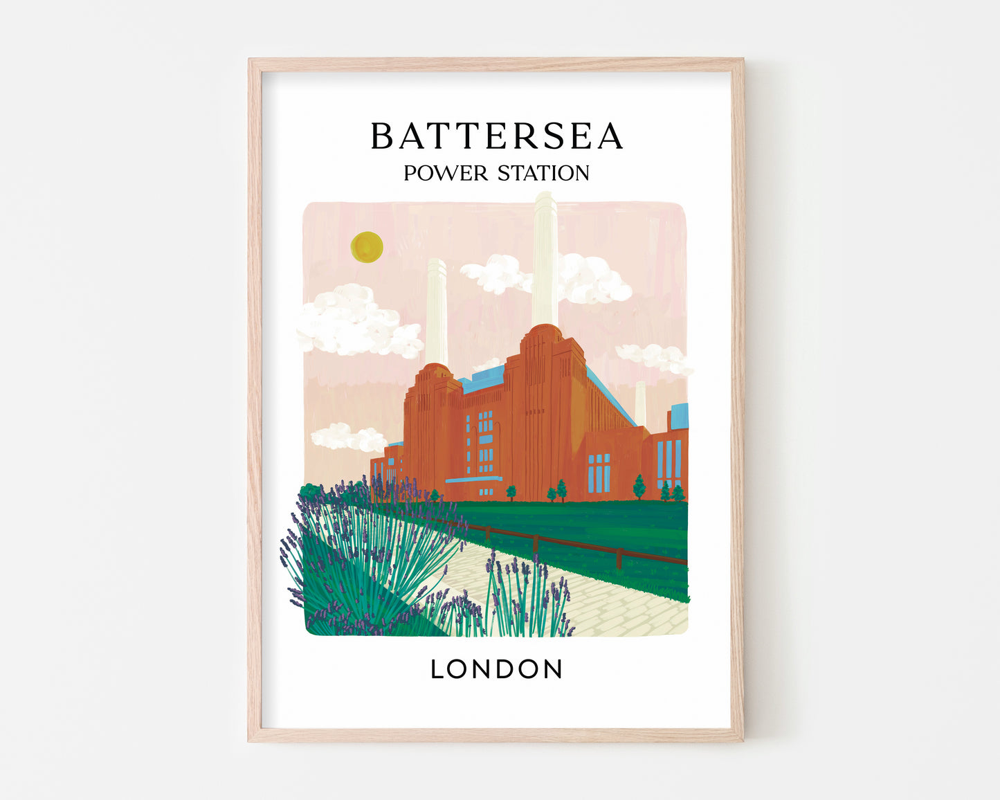 Battersea Power Station London Art Print