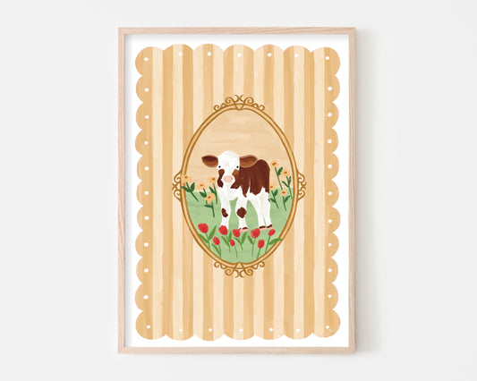 Sweet Calf Art Print