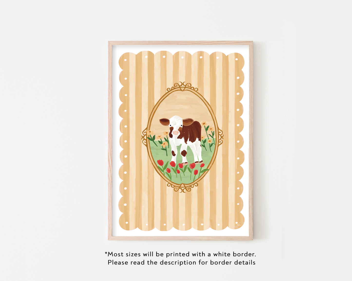 Sweet Calf Art Print