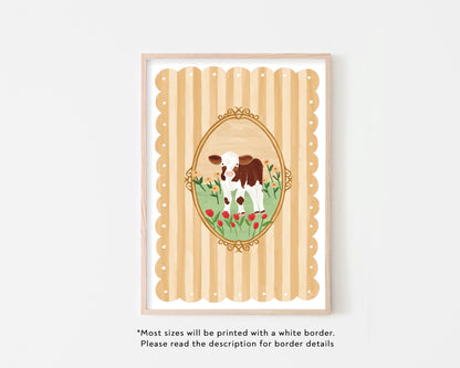 Sweet Calf Art Print