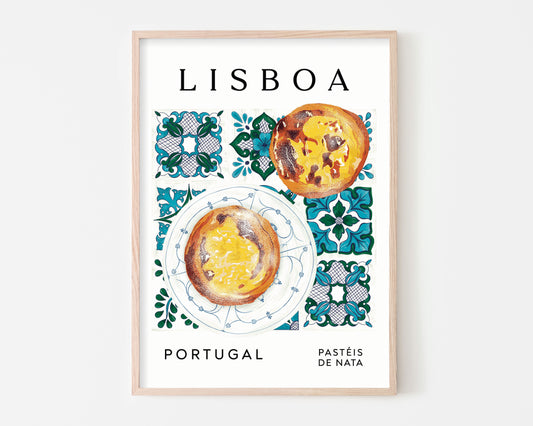 Lisboa Pasteis de Nata Art Print