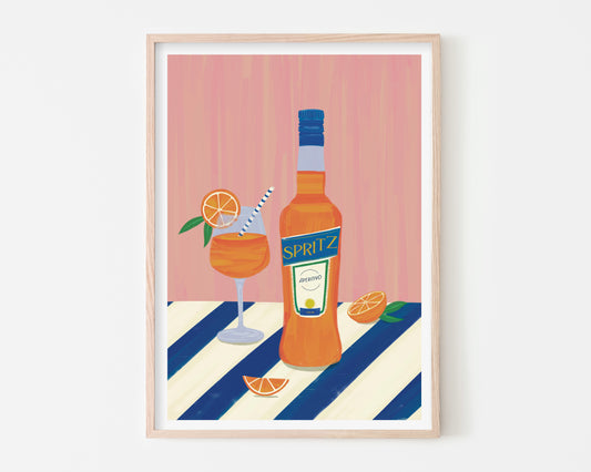 Aperol Spritz Art Print