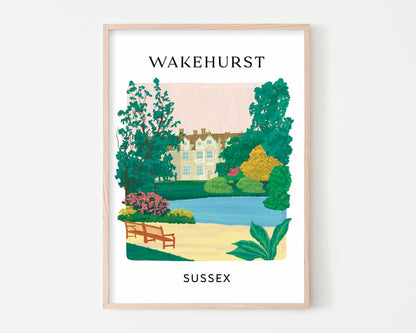 Wakehurst Sussex Art Print