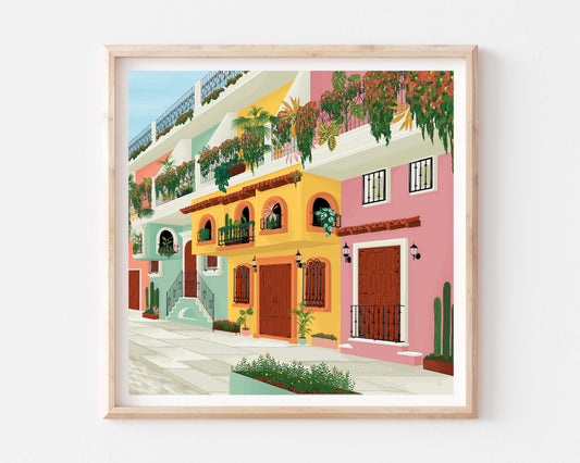 Puerto Vallarta Art Print