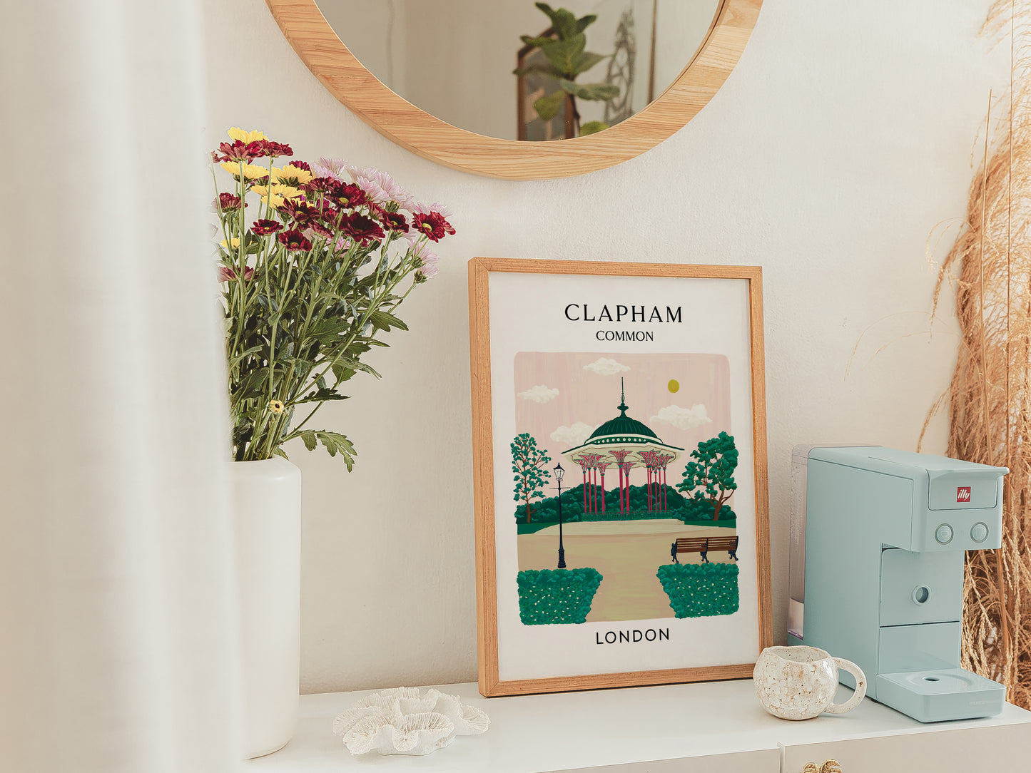 Clapham Common London Art Print