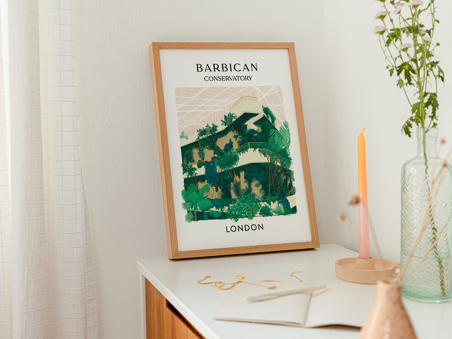 Barbican Conservatory London Art Print